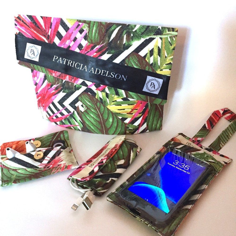 Makeup Bag - 4 Extra-Glam Accessories - "Spring"